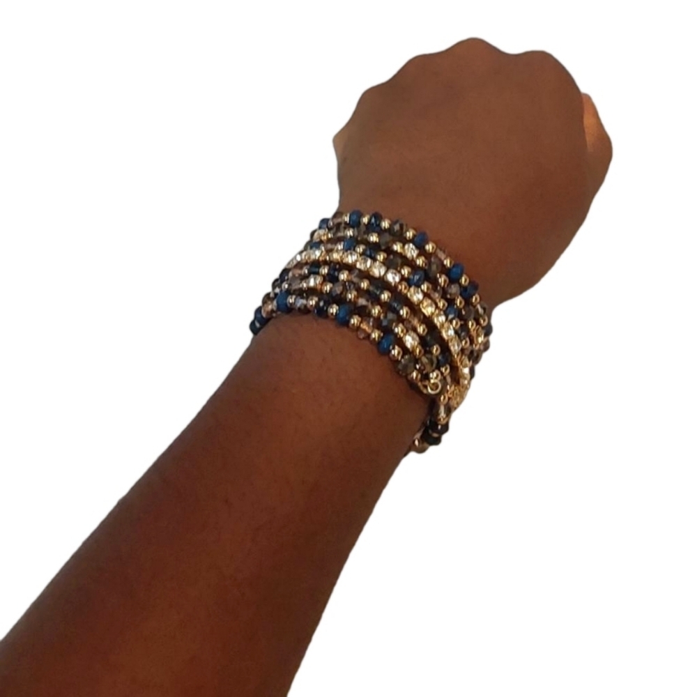 Stackable Spiral Diamond Bracelet - image 3